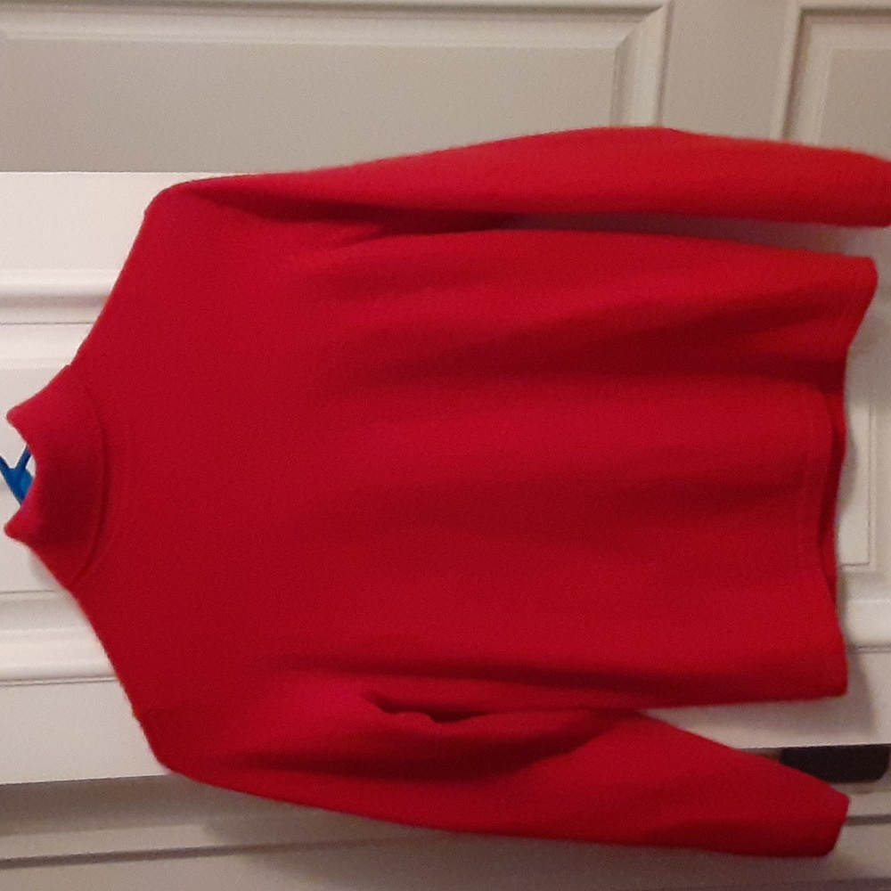 Charter Club Red Cashmere Turtleneck Sweater. Petite.